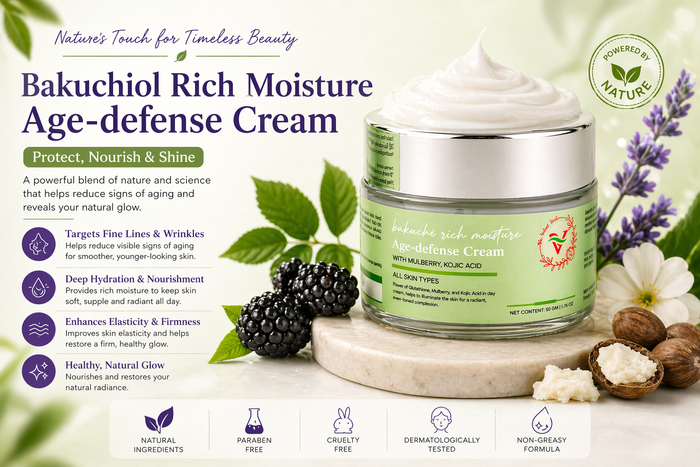 Bakuchiol Age-Defense Cream: The Natural Retinol Alternative for Glowing, Youthful Skin