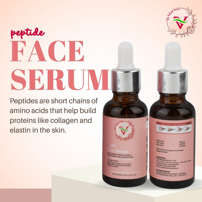 Peptides: The Secret to Firmer, Younger-Looking Skin — Here’s Why Your Routine Needs Them - The Velvet Veils