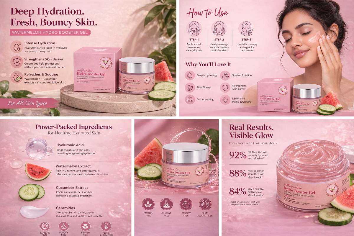 Why Your Skin Needs a Watermelon Hydro Booster Gel Every Day