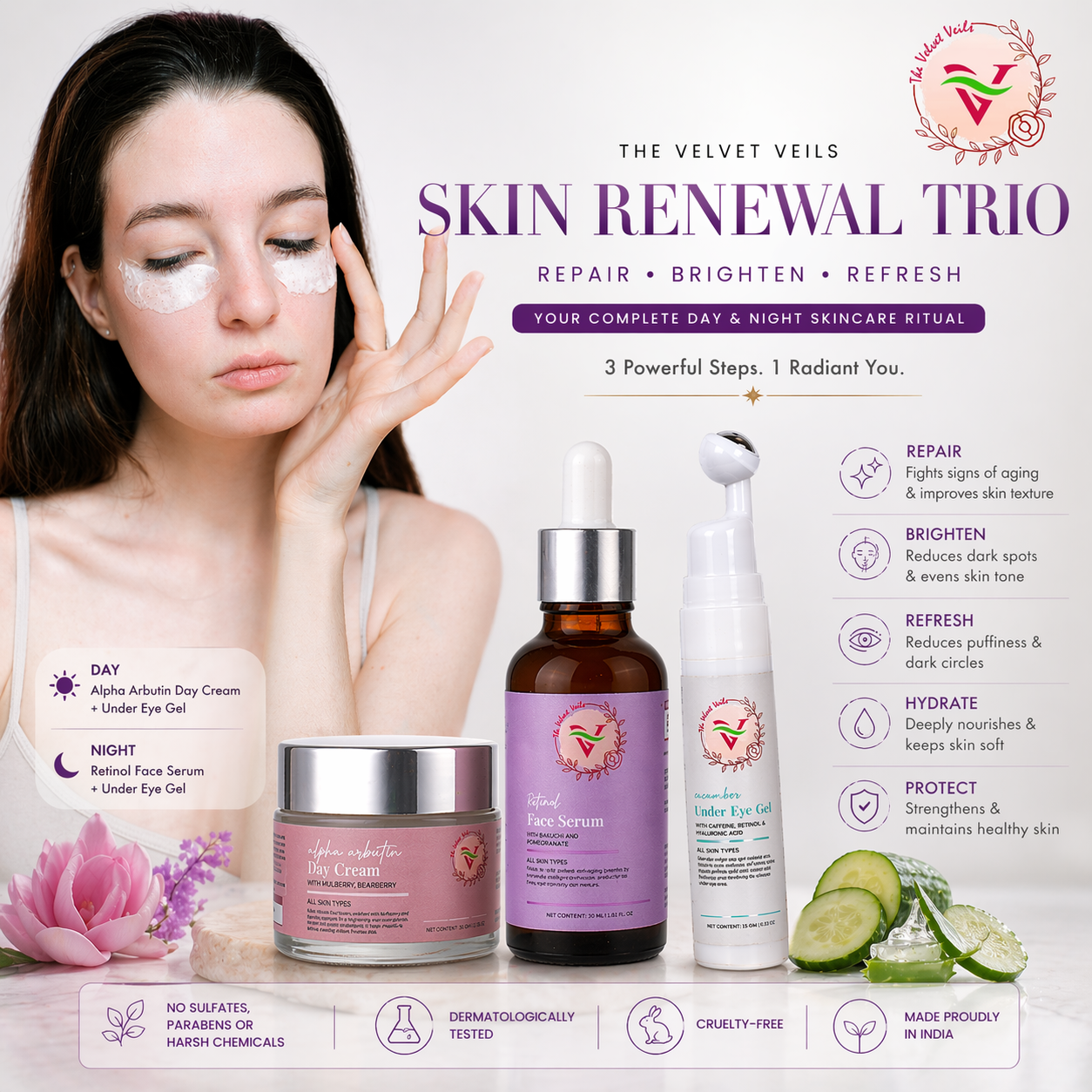 Skin Renewal Trio | The Velvet Veils