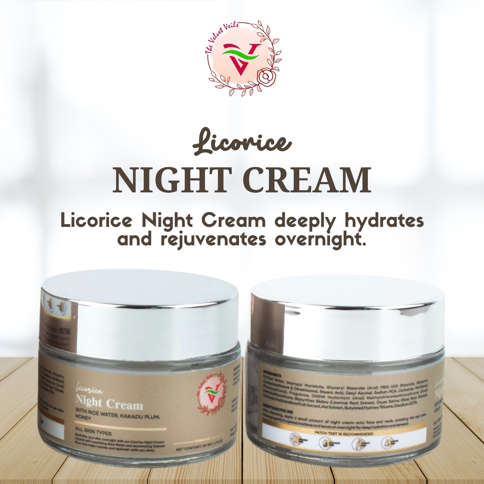 The Velvet Veils Licorice Night Cream