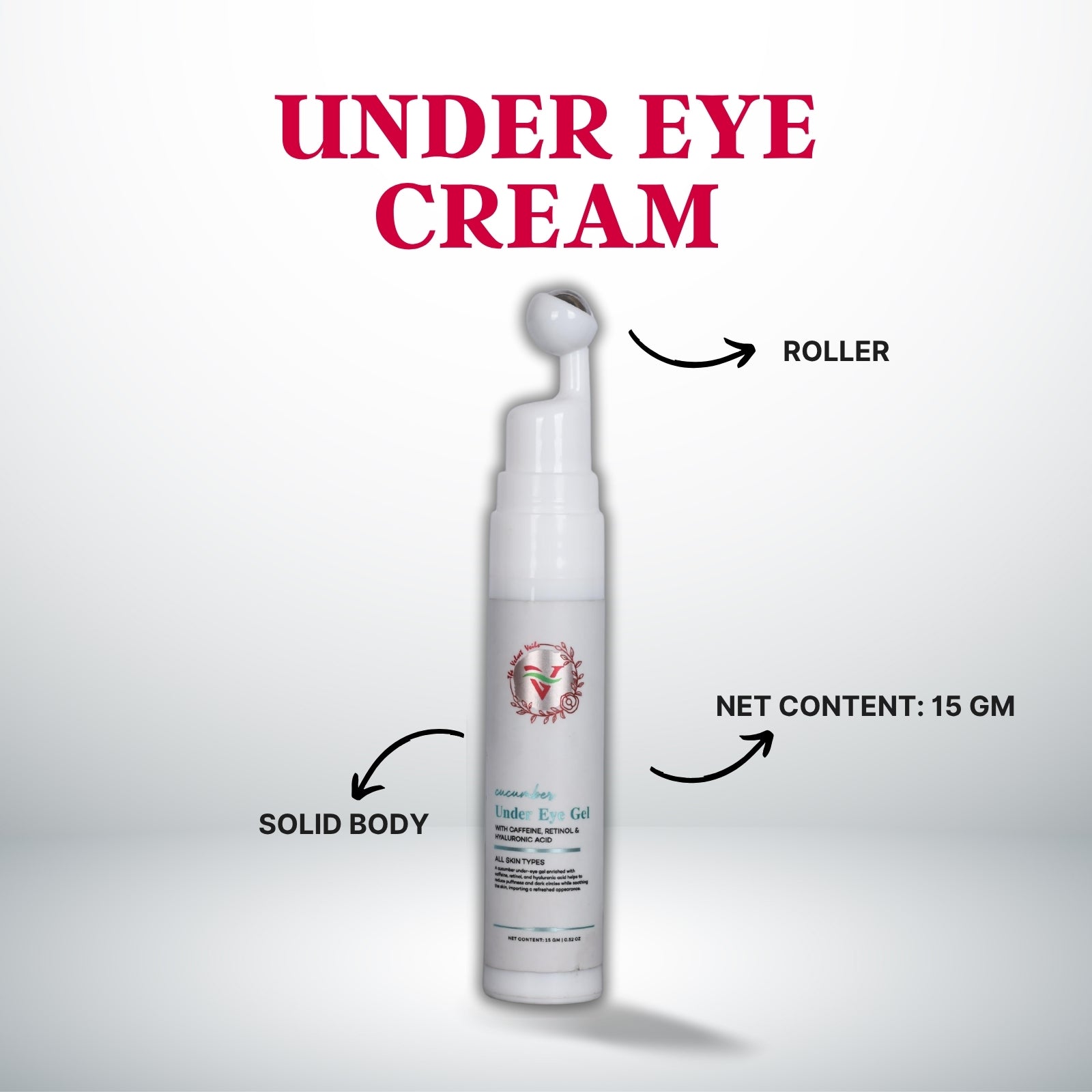 The Velvet Veils Cucumber Under Eye Gel