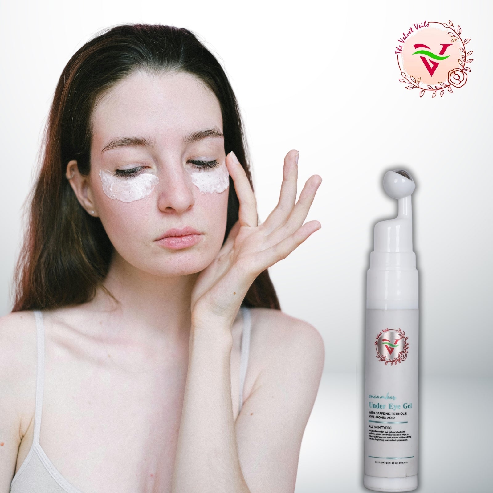 The Velvet Veils Cucumber Under Eye Gel