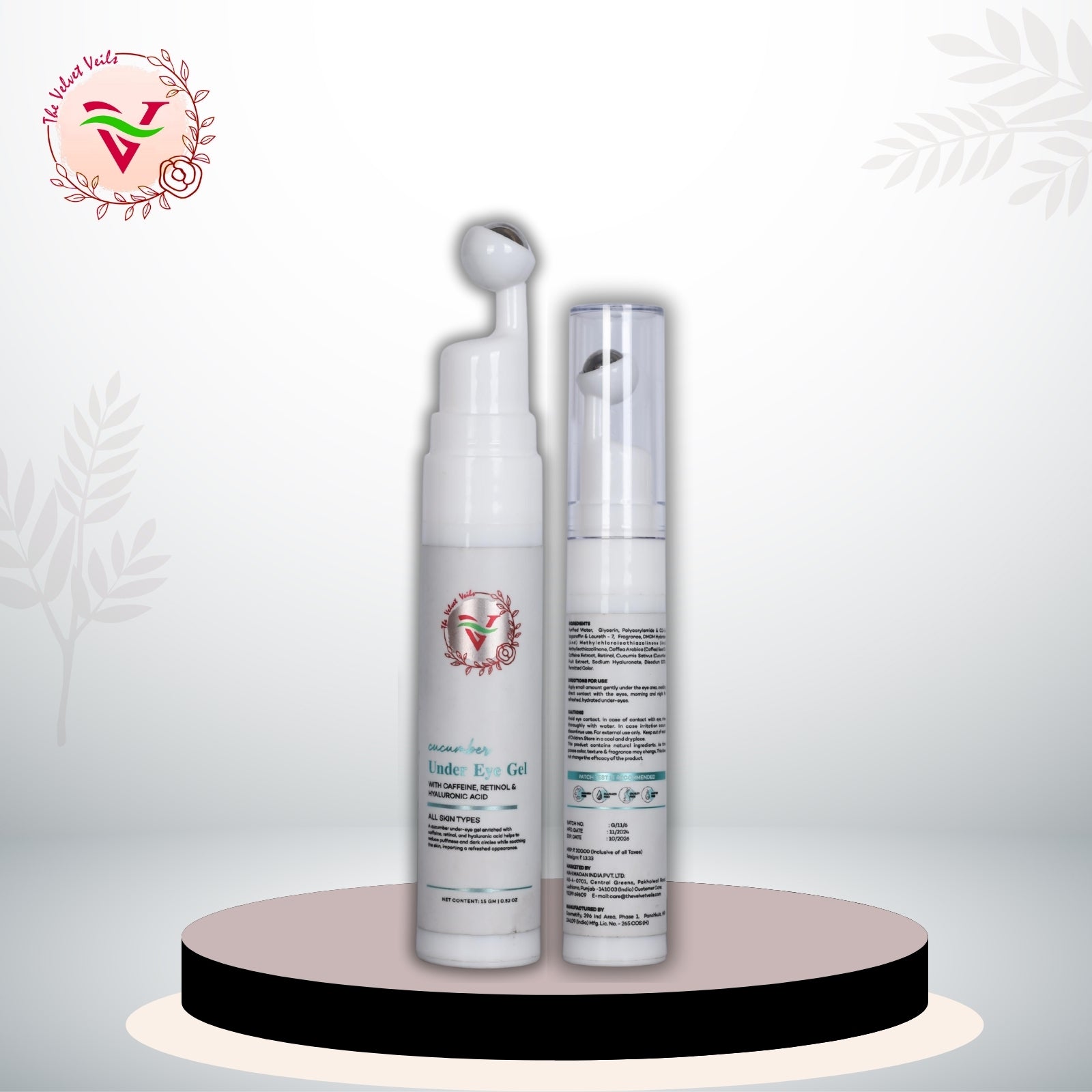 The Velvet Veils Cucumber Under Eye Gel