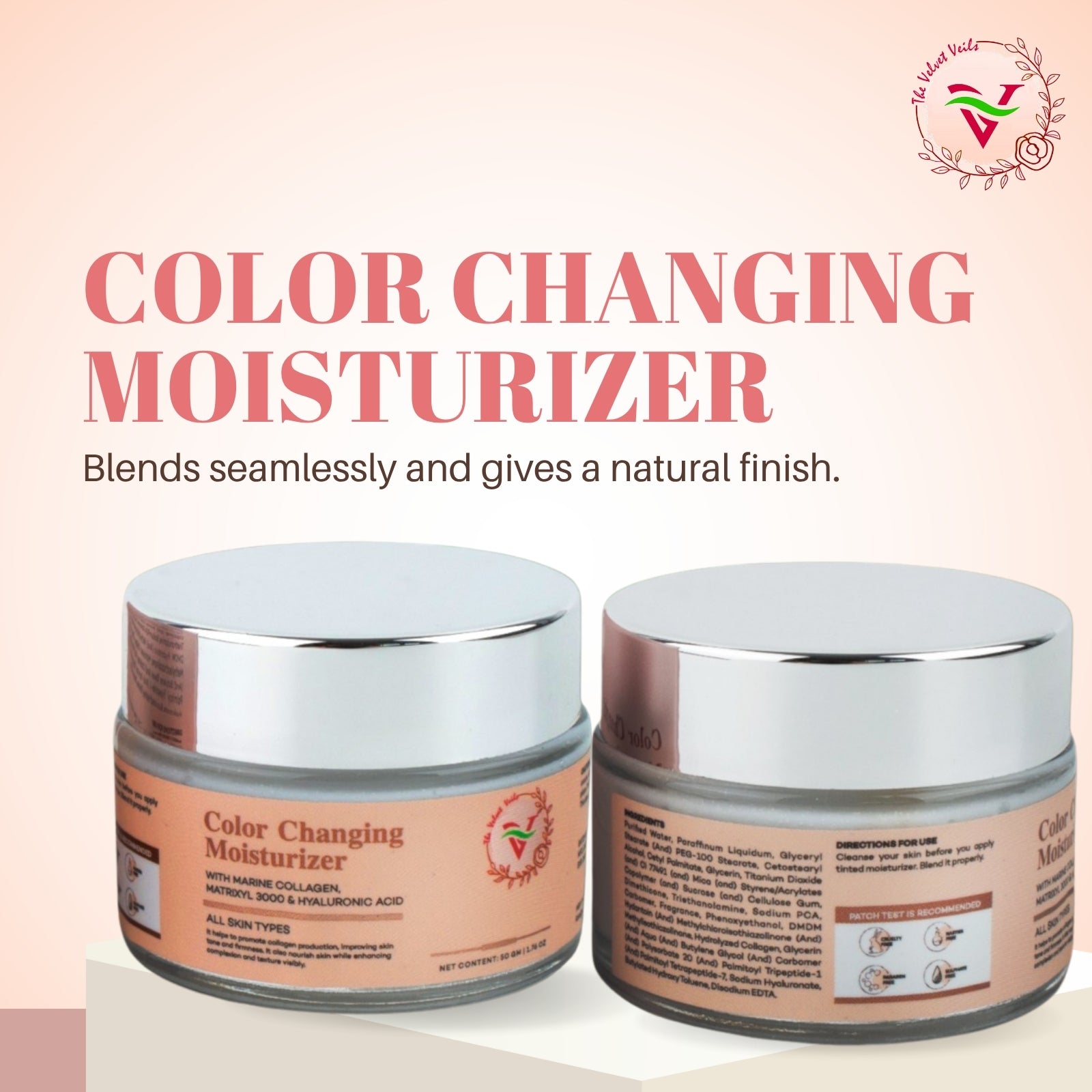 The Velvet Veils Color Changing Moisturizer