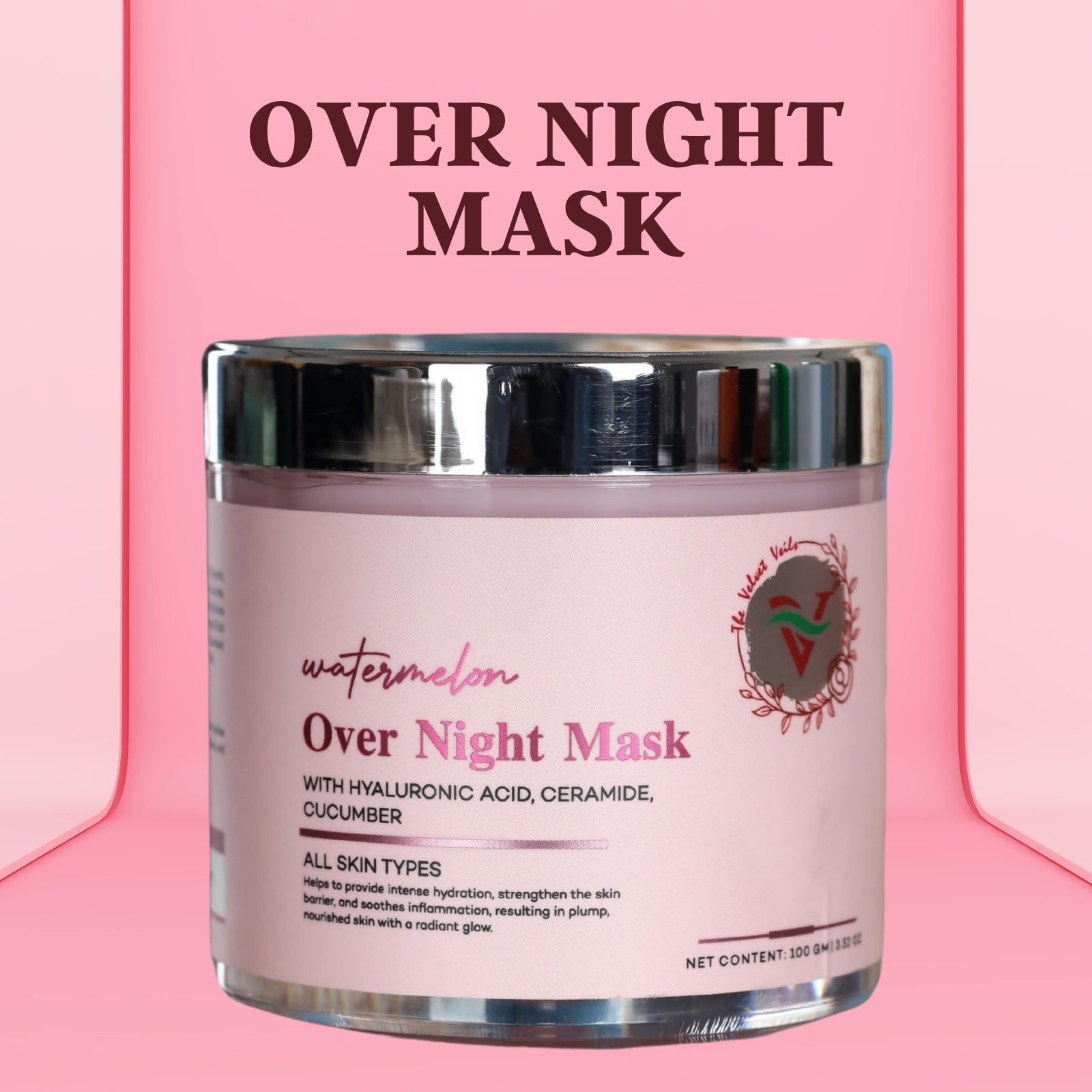 The Velvet Veils Watermelon Overnight Mask