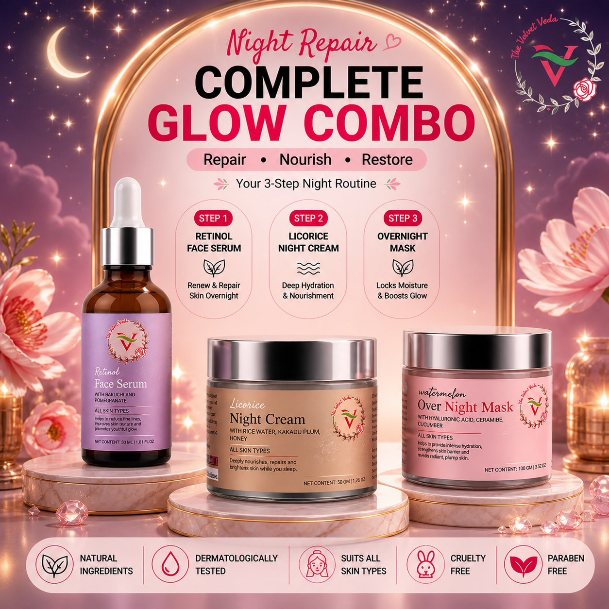 Night Repair Combo | The Velvet Veils