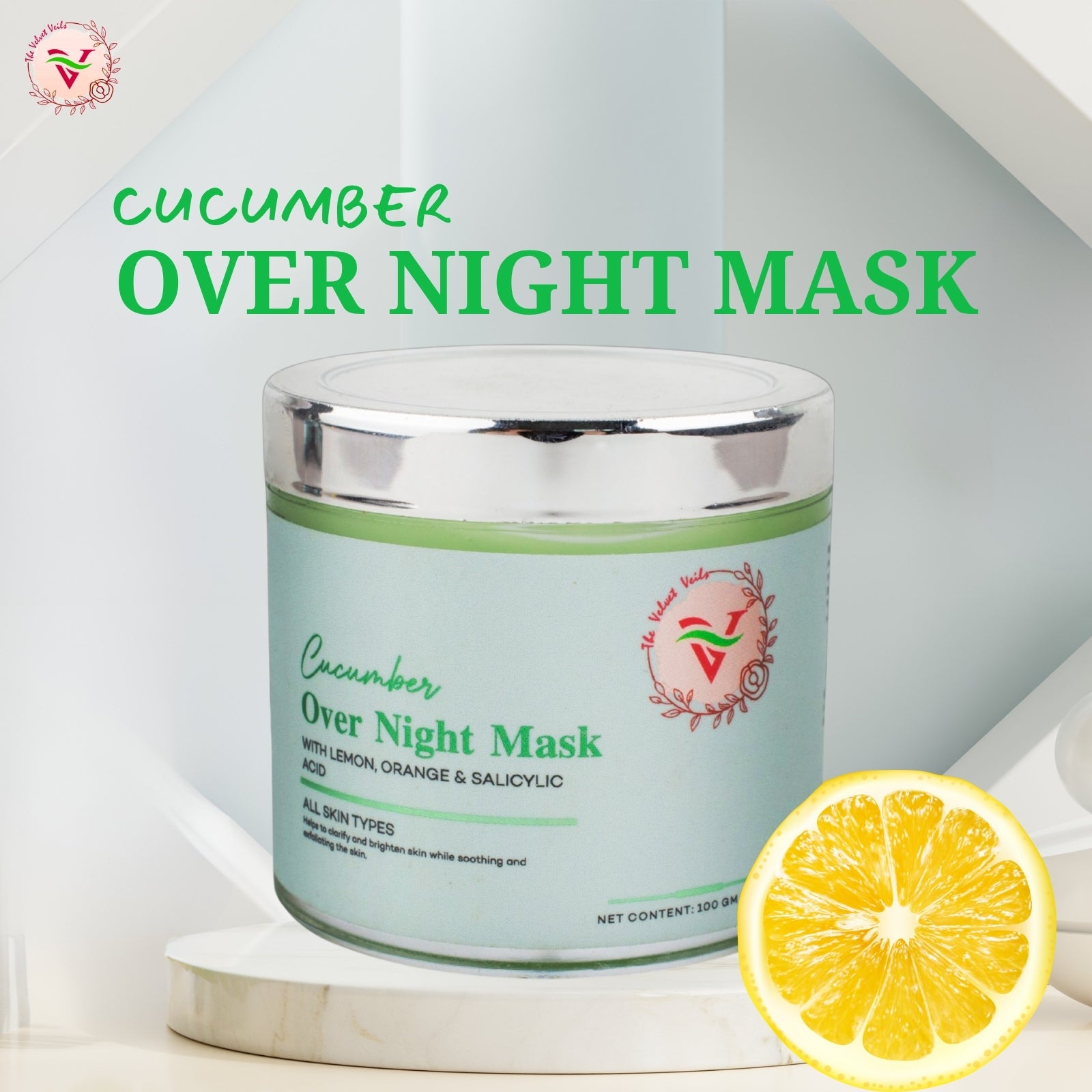 The Velvet Veils Cucumber Overnight Mask