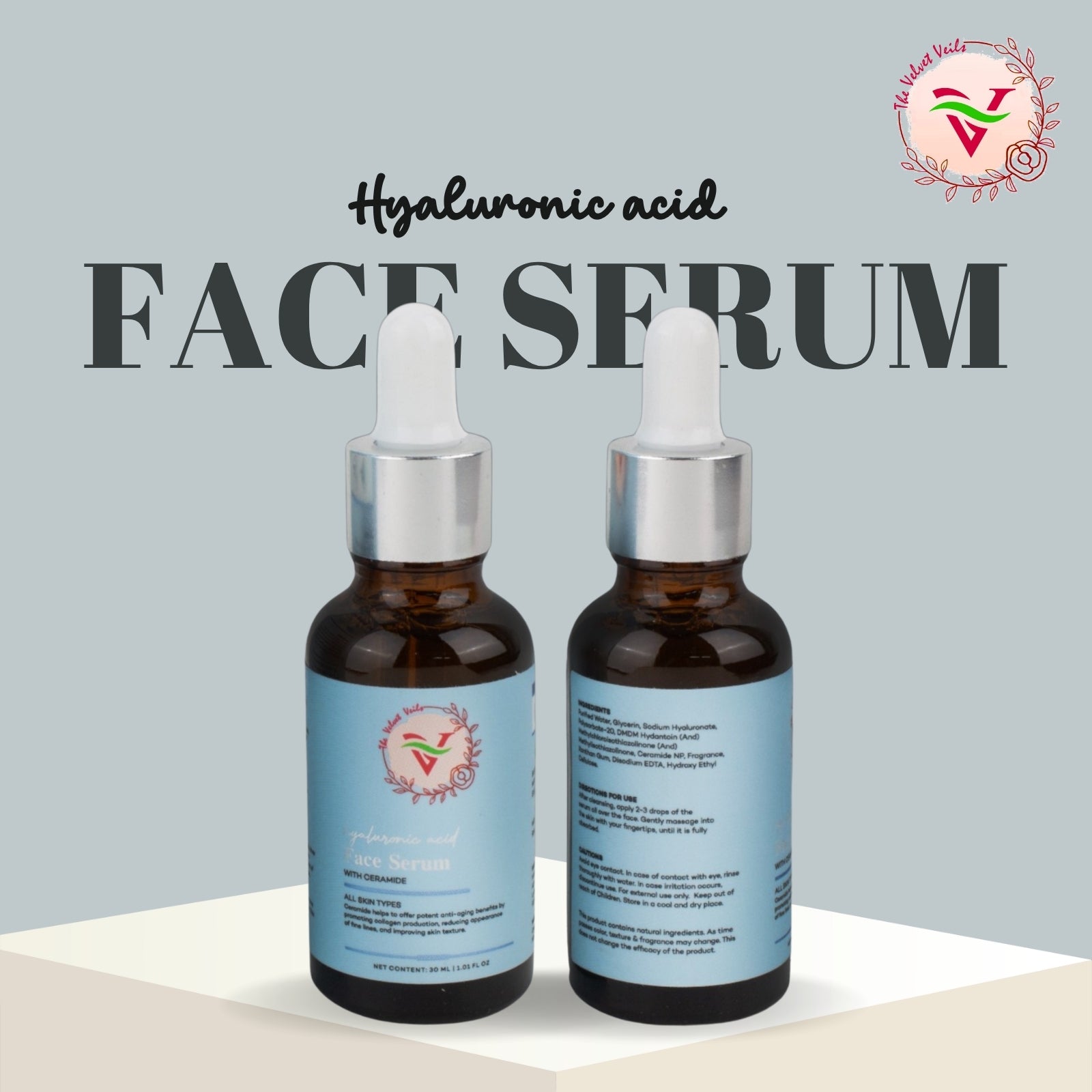 The Velvet Veils Hyaluronic Acid Face Serum