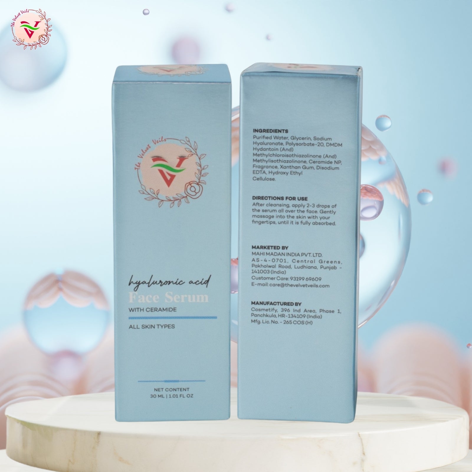 The Velvet Veils Hyaluronic Acid Face Serum