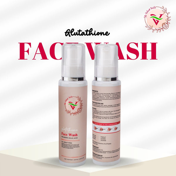 The Velvet Veils Glutathione Face Wash - The Velvet Veils