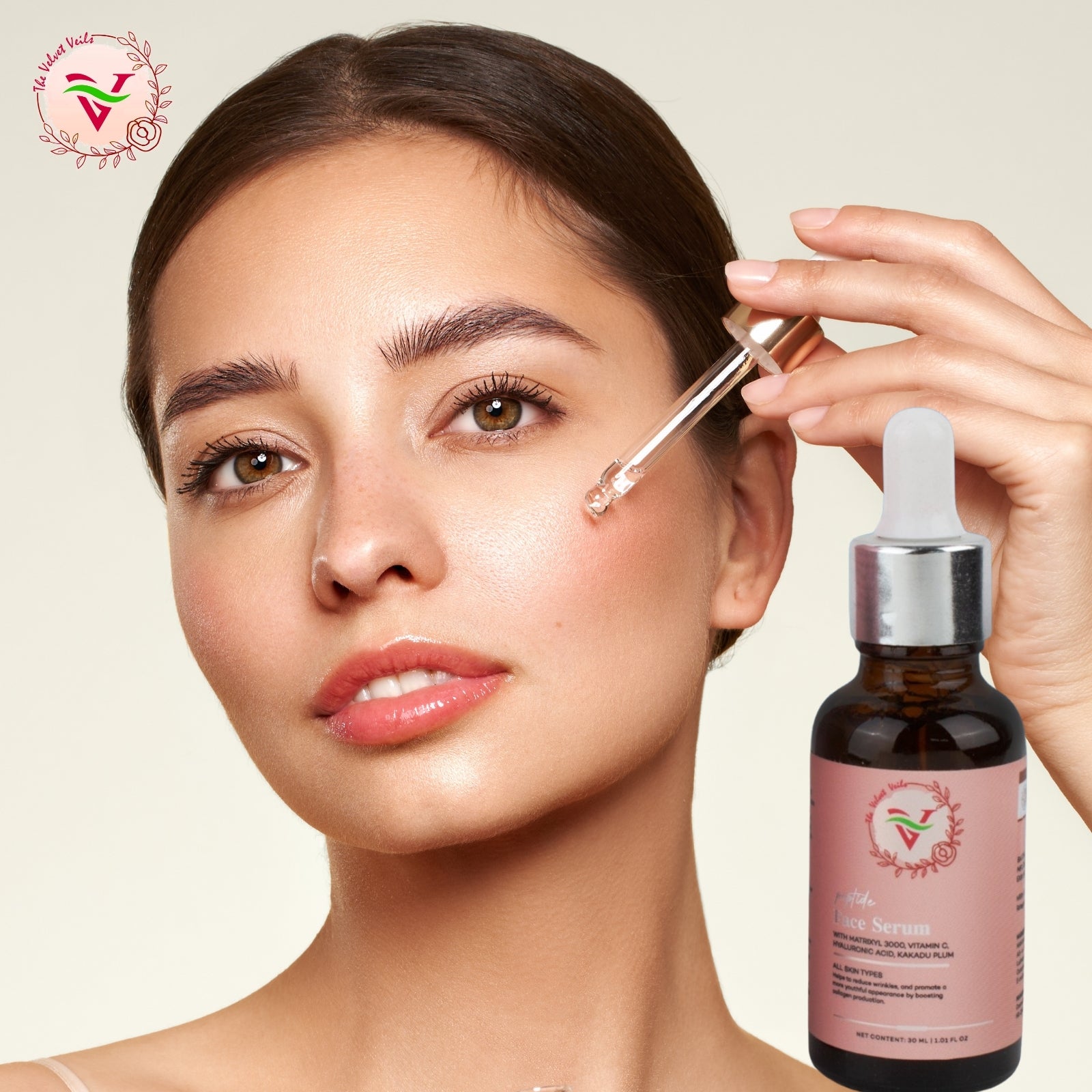 The Velvet Veils Peptide Face Serum