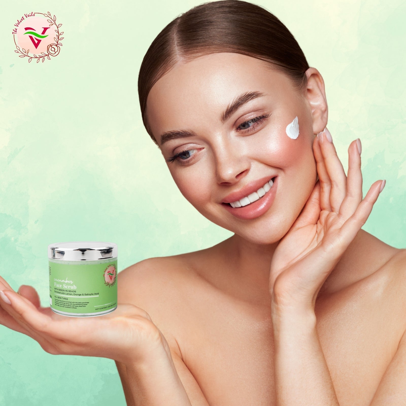 The Velvet Veils Cucumber Face Scrub - The Velvet Veils