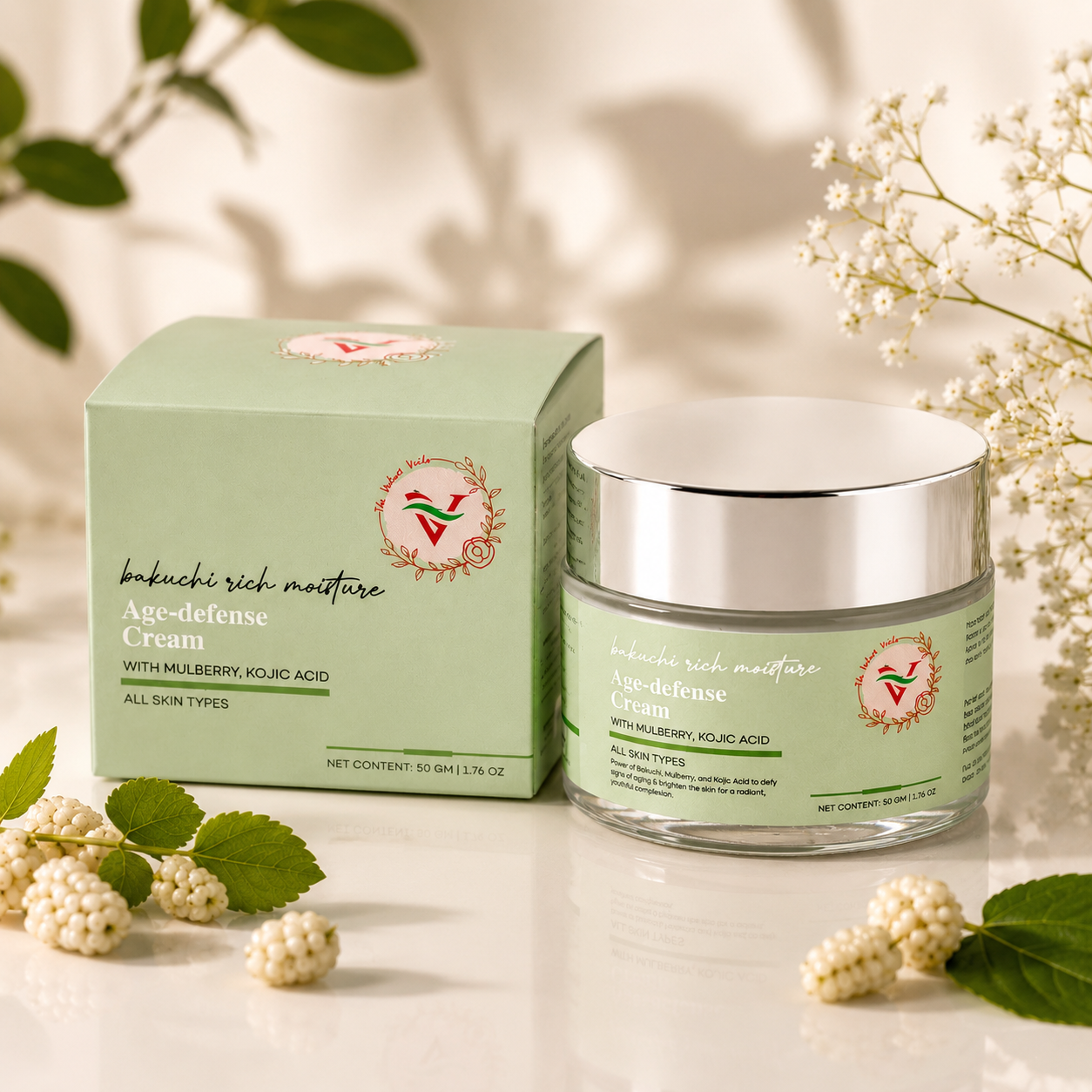 The Velvet Veils Bakuchi Rich Moisture Age Defence Cream