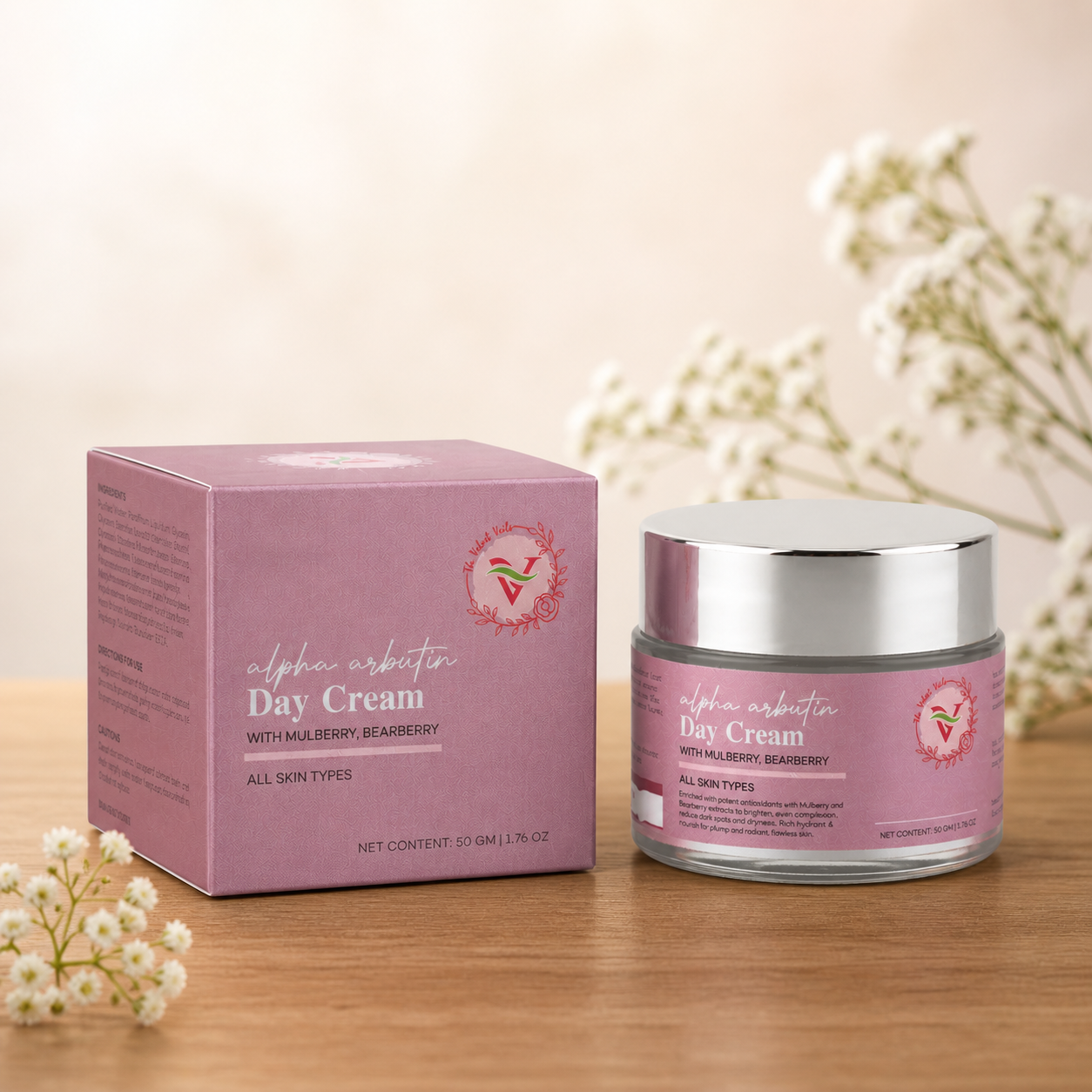 The Velvet Veils Alpha Arbutin Day Cream