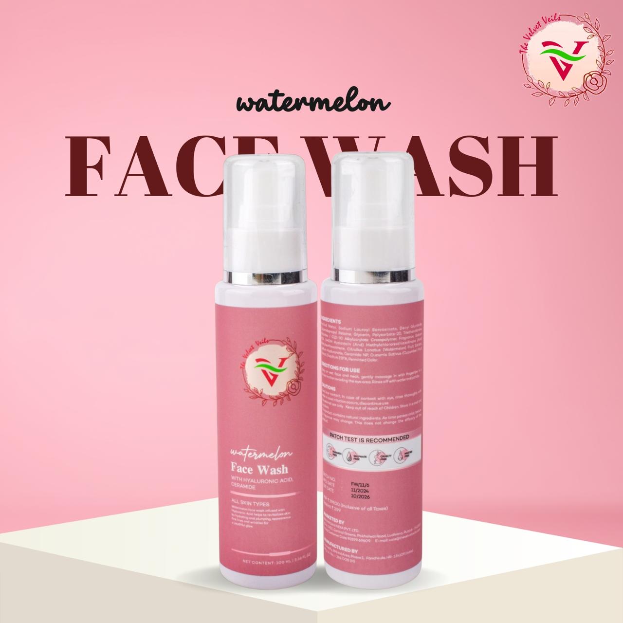 The Velvet Veils Watermelon Face Wash