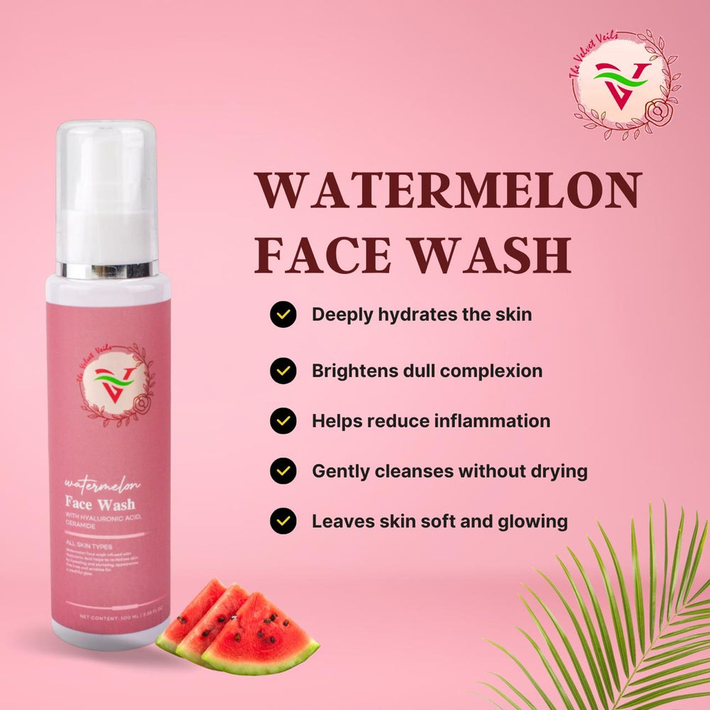 The Velvet Veils Watermelon Face Wash - The Velvet Veils