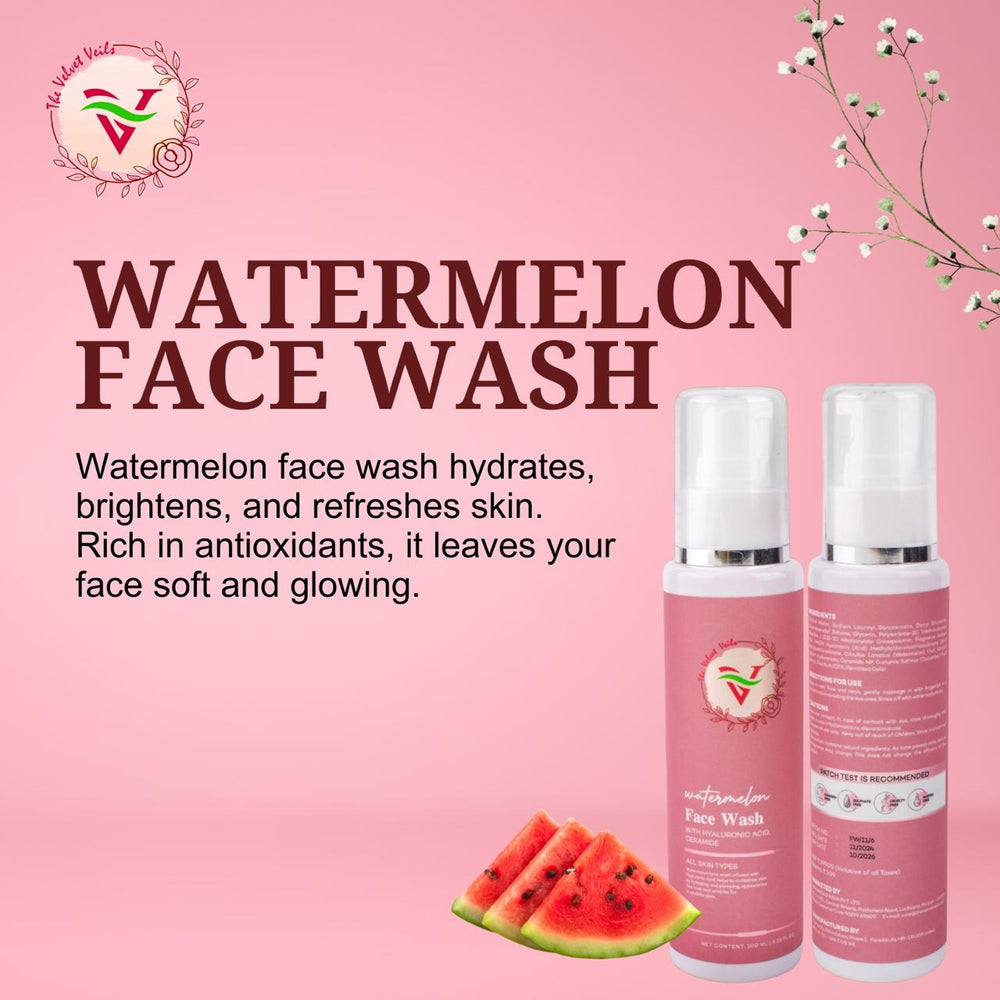 The Velvet Veils Watermelon Face Wash - The Velvet Veils