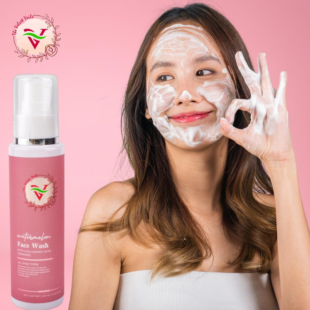 The Velvet Veils Watermelon Face Wash - The Velvet Veils