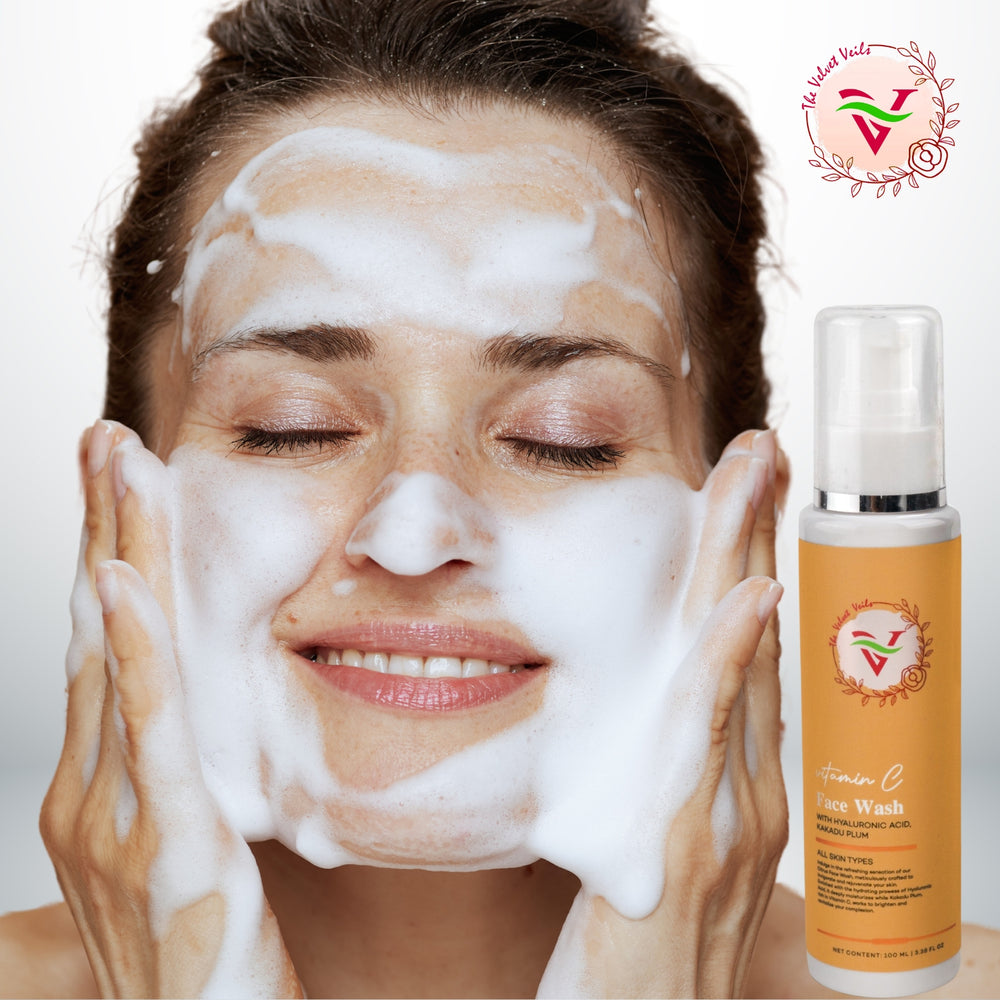 The Velvet Veils Vitamin C Face Wash - The Velvet Veils