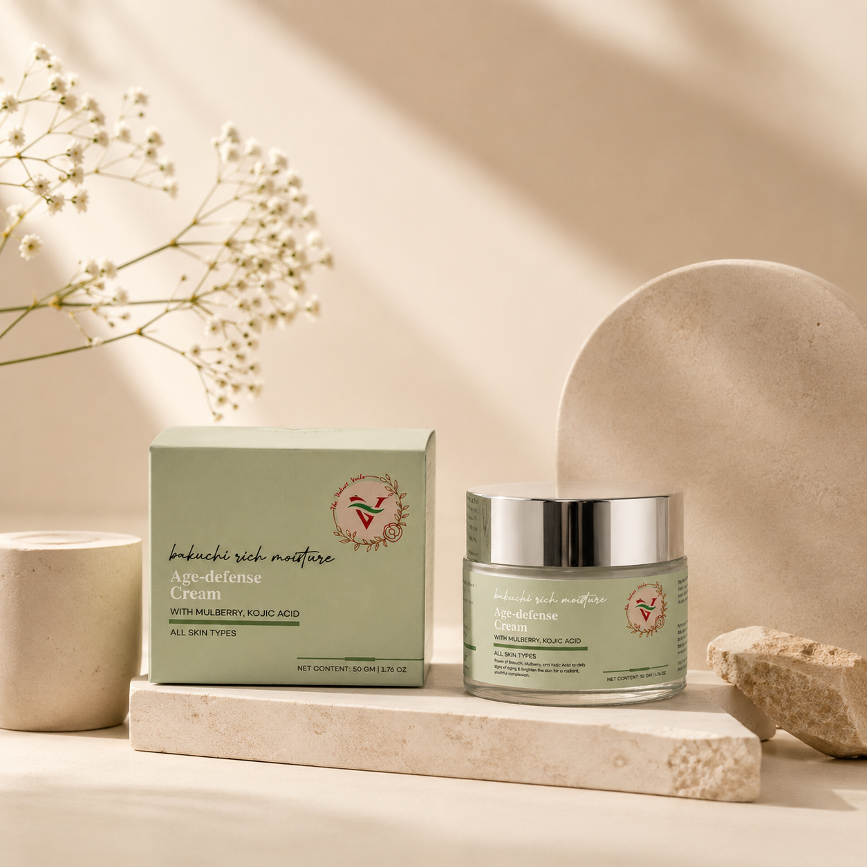 The Velvet Veils Bakuchi Rich Moisture Age Defence Cream