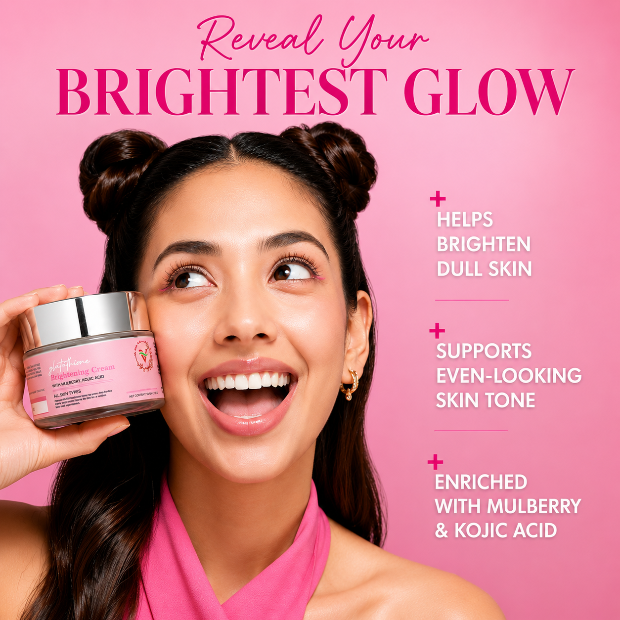The Velvet Veils Glutathione Brightening Cream