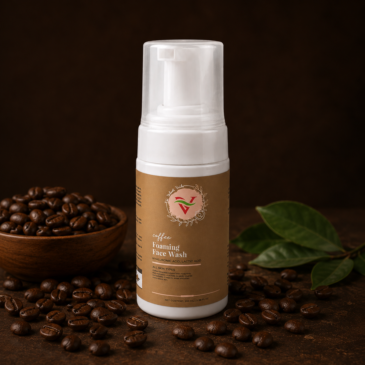 The Velvet Veils Coffee Foaming Face Wash 100Ml