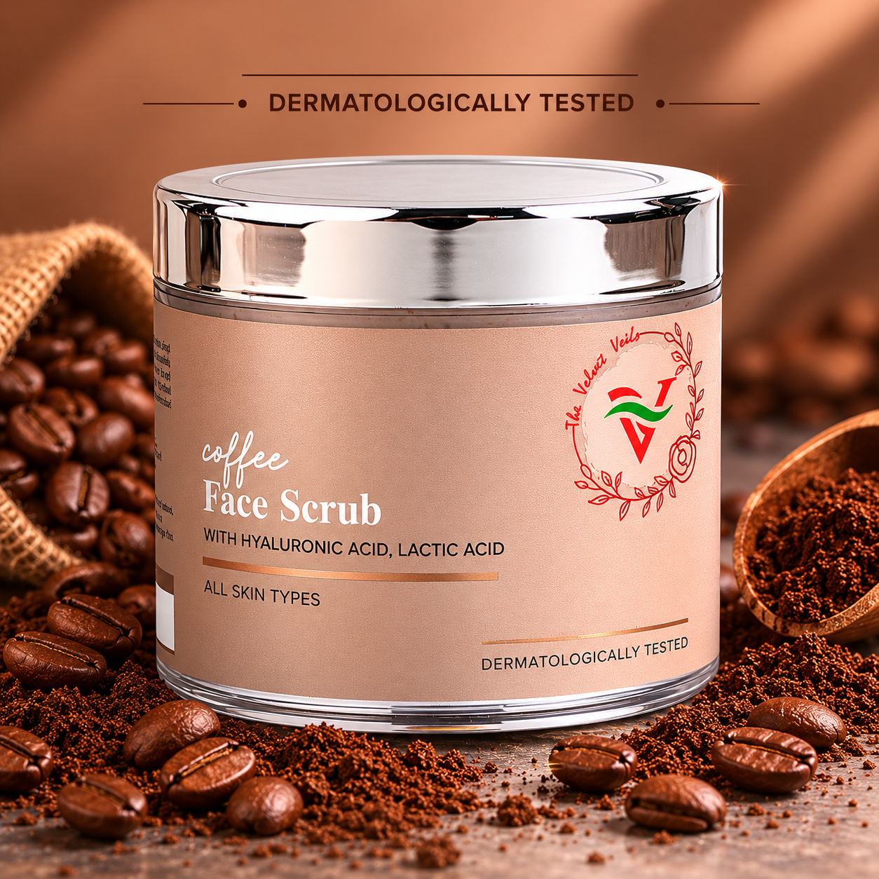 The Velvet Veils Coffee Face Scrub 100G