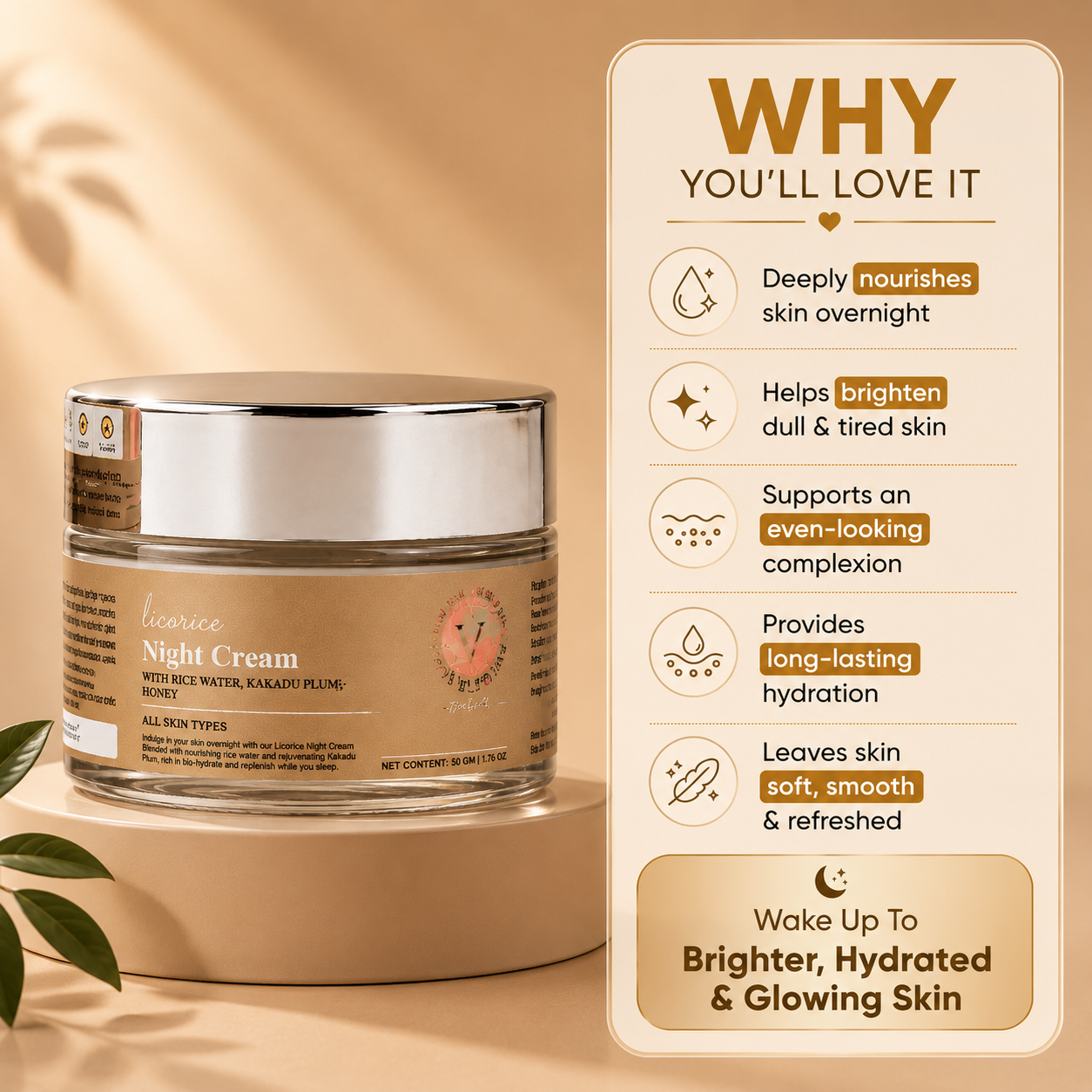 The Velvet Veils Licorice Night Cream
