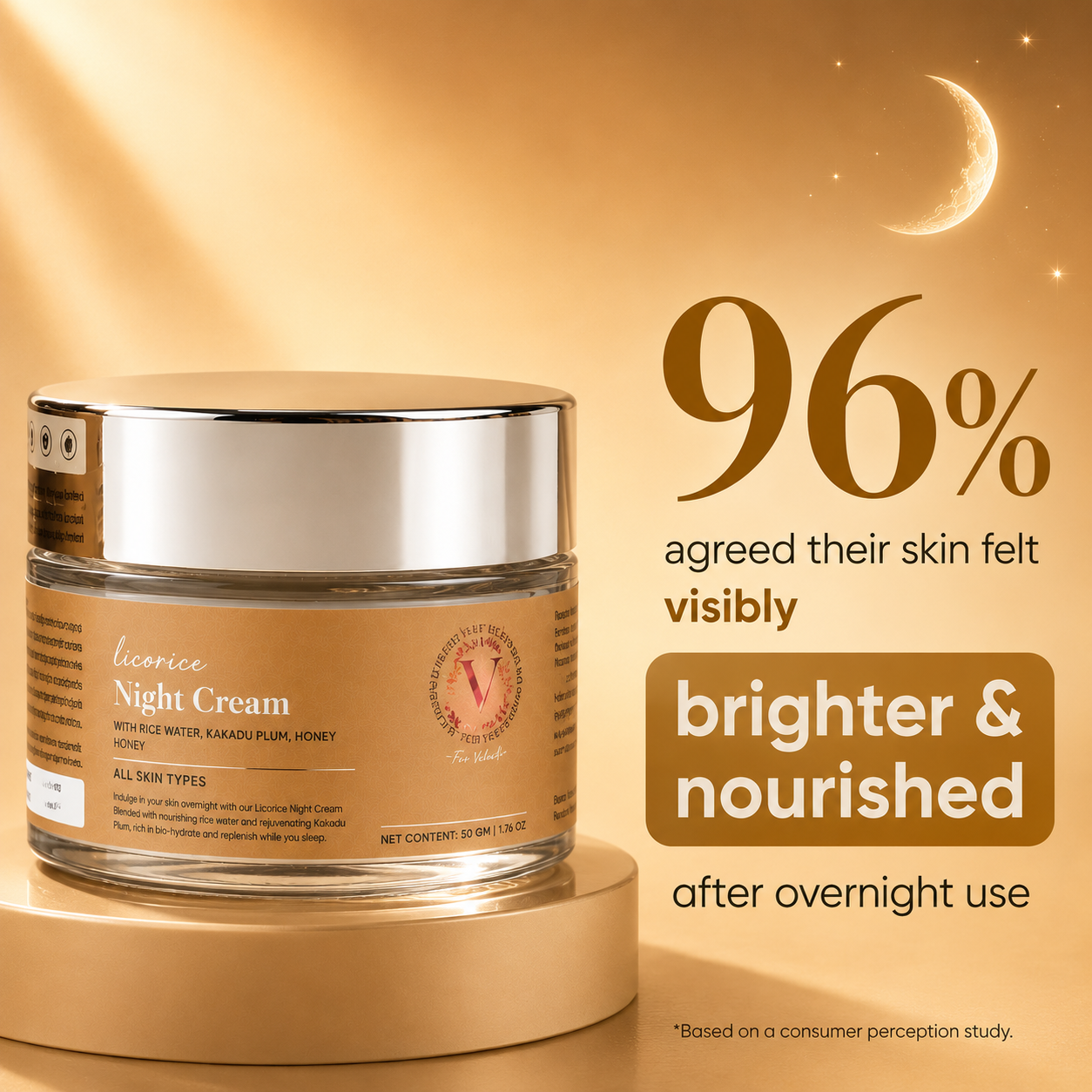 The Velvet Veils Licorice Night Cream