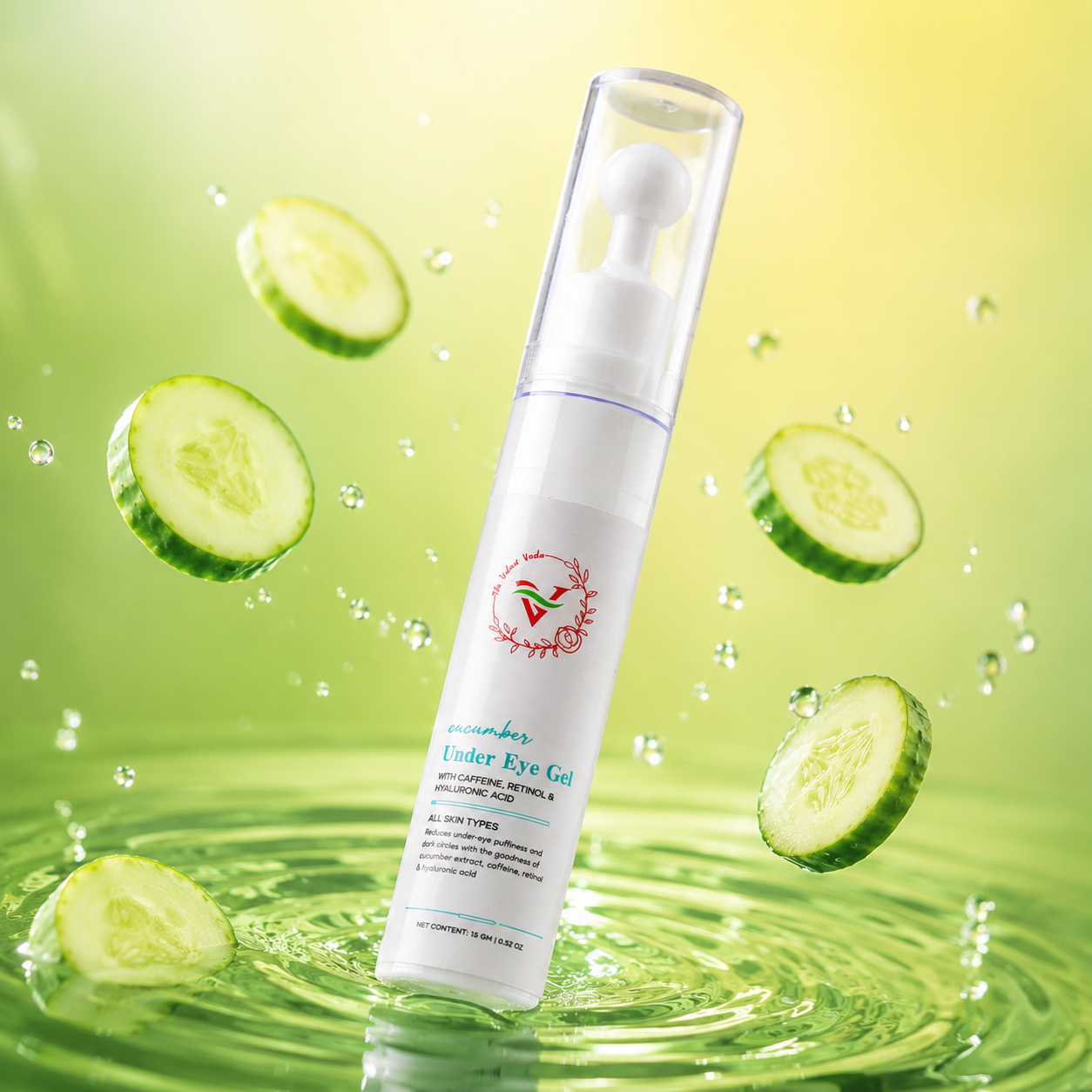 The Velvet Veils Cucumber Under Eye Gel